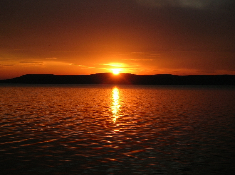 DSCN0227.JPG - Sunset nad Balatonem